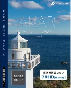 業務用鑑賞映像「AKARI －The bright light－」フルHD画質