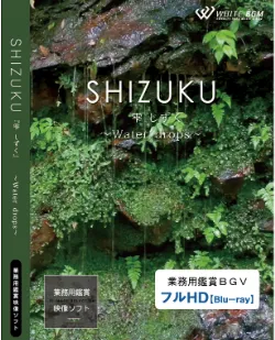 <p>業務用鑑賞映像「SHIZUKU－Water drops－」フルHD版