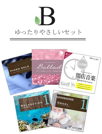 B ゆったりやさしいセット